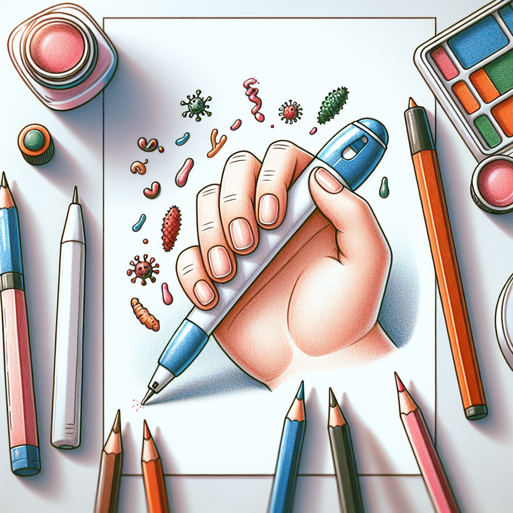 Pastelková ilustrace znázorňující téma: Léčba plísní