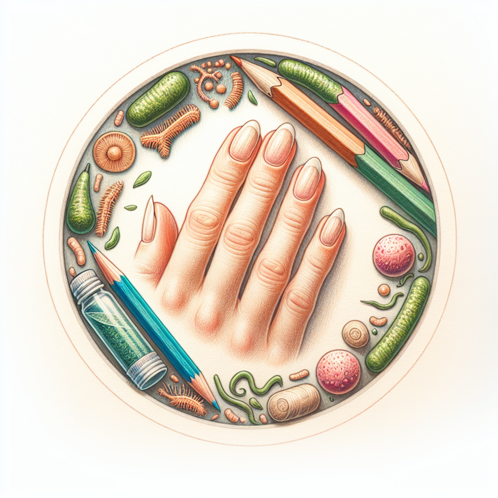Pastelková ilustrace znázorňující téma: Zdraví a wellness