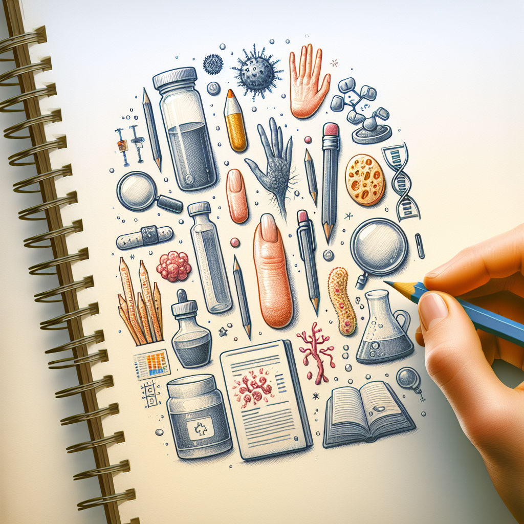 Pastelková ilustrace znázorňující téma: Zdraví a prevence