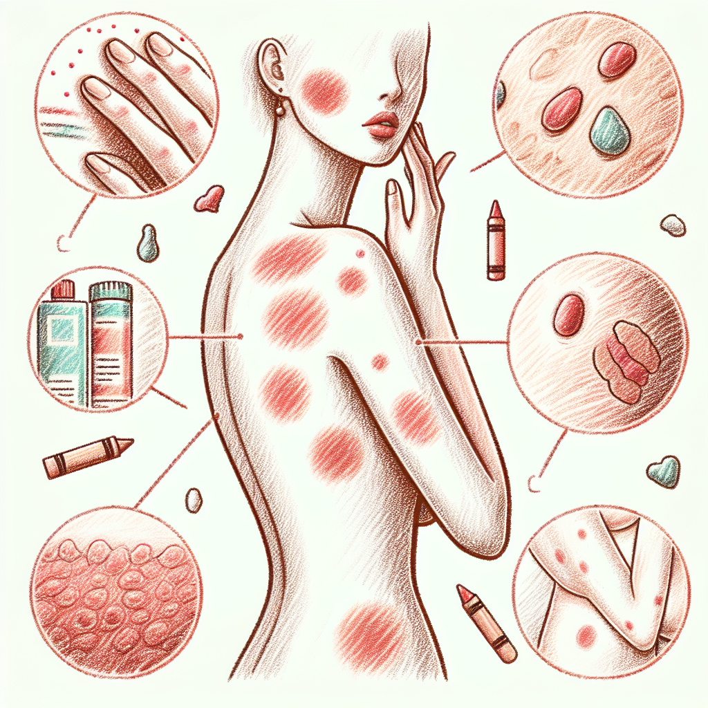 Pastelková ilustrace znázorňující téma: Zdraví pleti