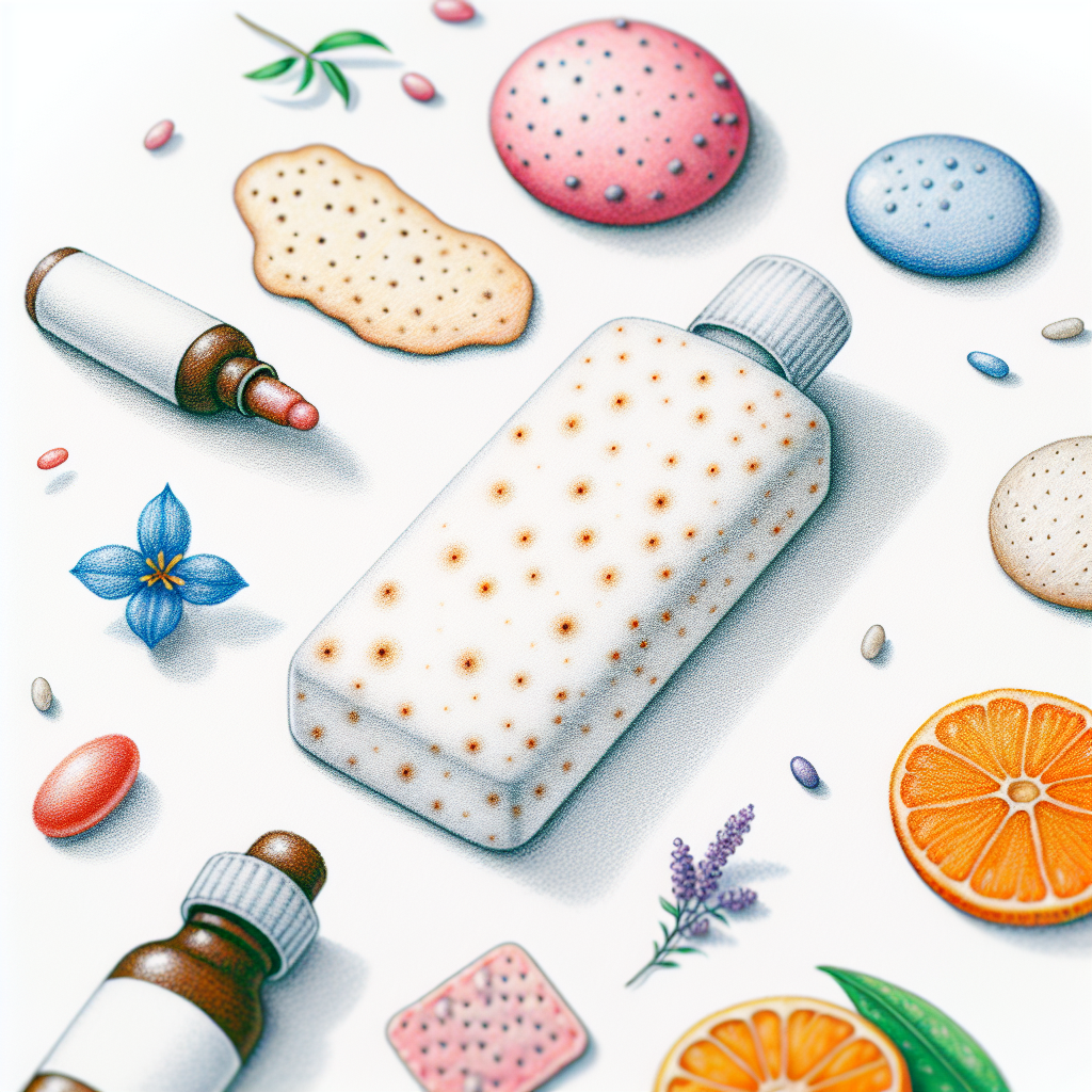 Pastelková ilustrace znázorňující téma: Kožní onemocnění