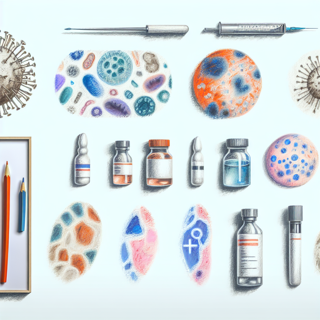 Pastelková ilustrace znázorňující téma: Zdraví pleti