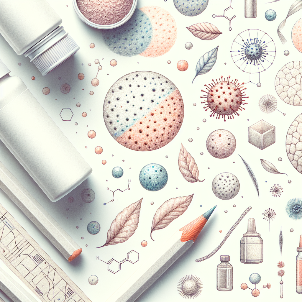 Pastelková ilustrace znázorňující téma: Zdraví pleti