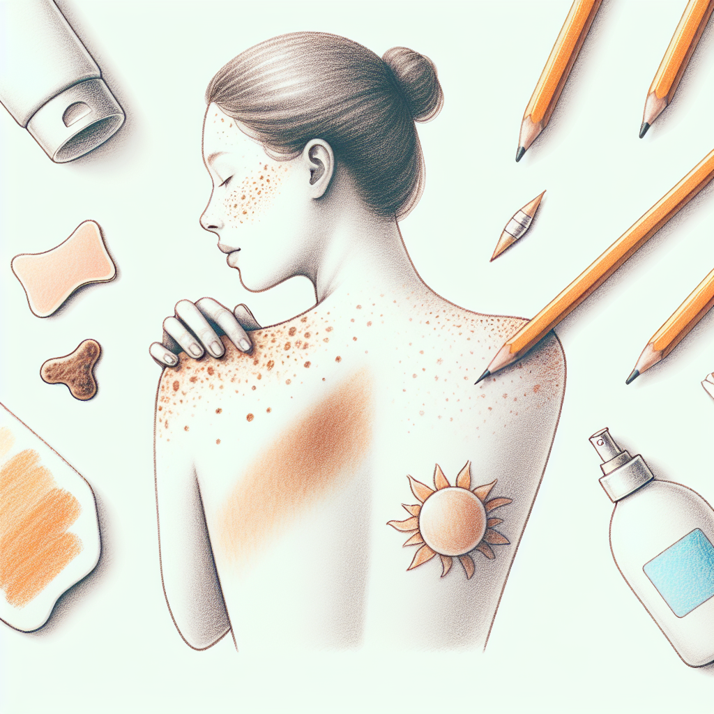 Pastelková ilustrace znázorňující téma: Kožní onemocnění