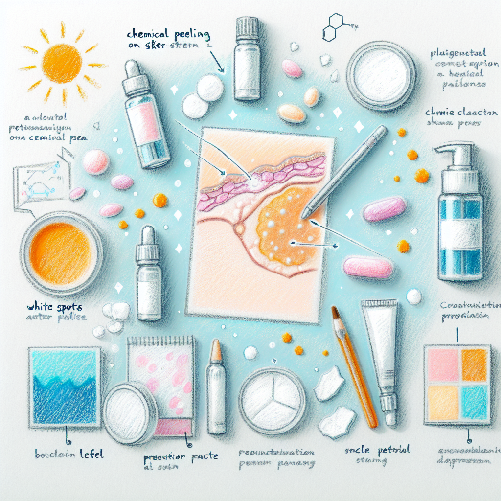 Pastelková ilustrace znázorňující téma: Péče o pleť