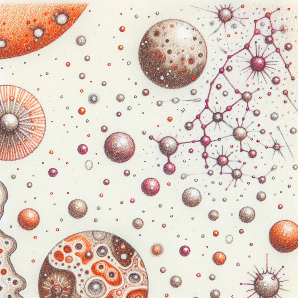 Pastelková ilustrace znázorňující téma: Kožní problémy