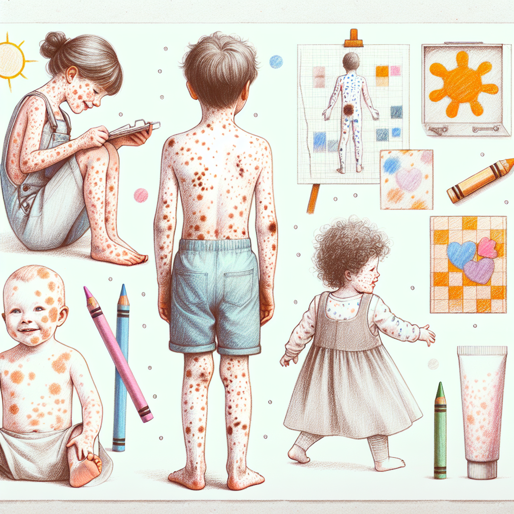 Pastelková ilustrace znázorňující téma: Zdraví dětí