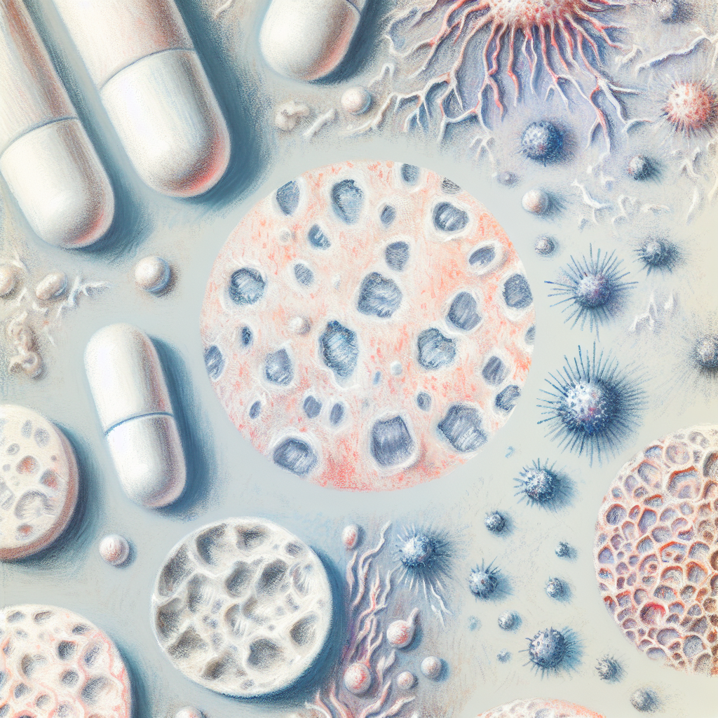 Pastelková ilustrace znázorňující téma: Zdraví a péče