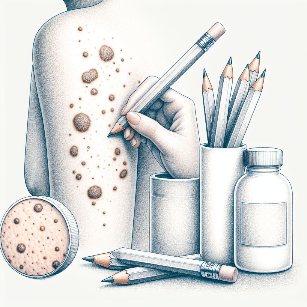 Pastelková ilustrace znázorňující téma: Zdraví pleti