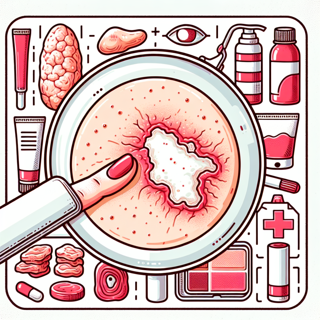 Pastelková ilustrace znázorňující téma: Kožní onemocnění