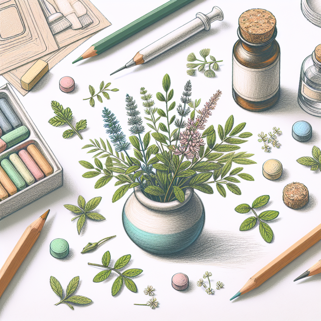 Pastelková ilustrace znázorňující téma: Zdraví