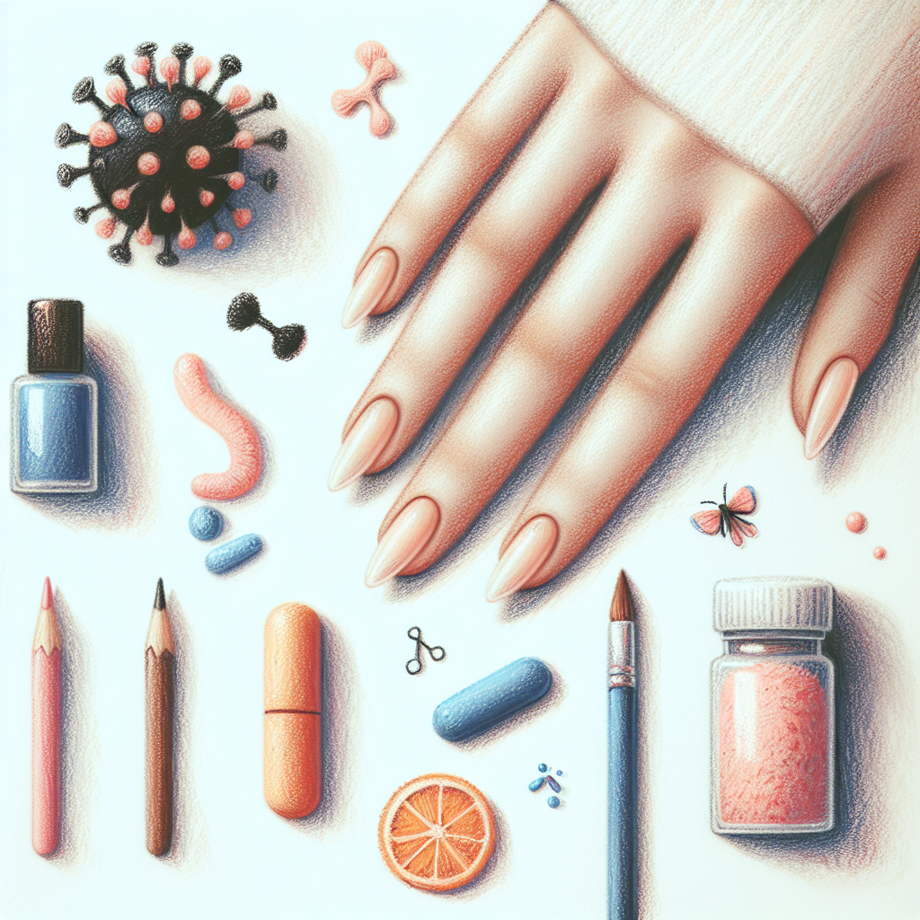 Pastelková ilustrace znázorňující téma: Zdraví