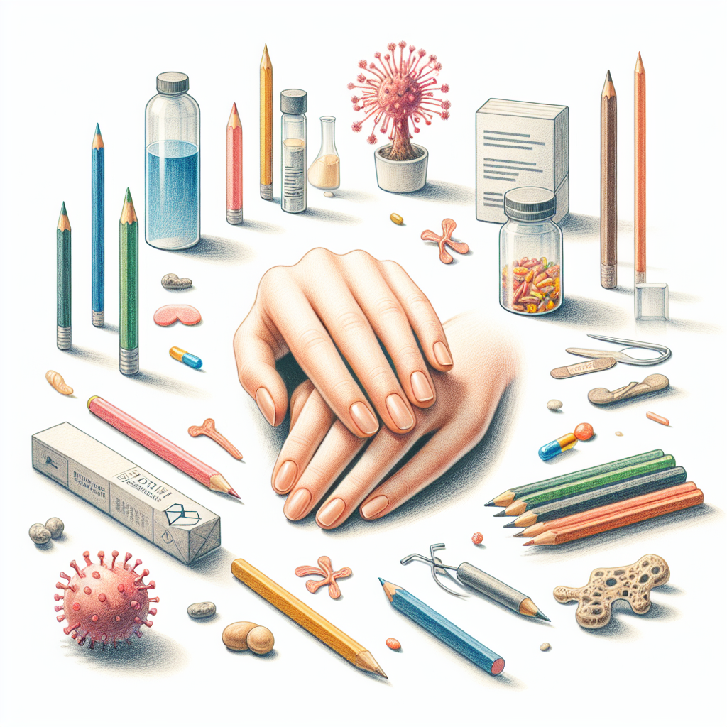 Pastelková ilustrace znázorňující téma: Zdraví