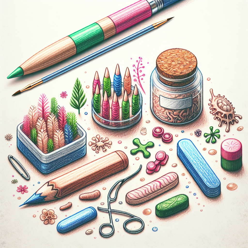 Pastelková ilustrace znázorňující téma: Zdraví a péče