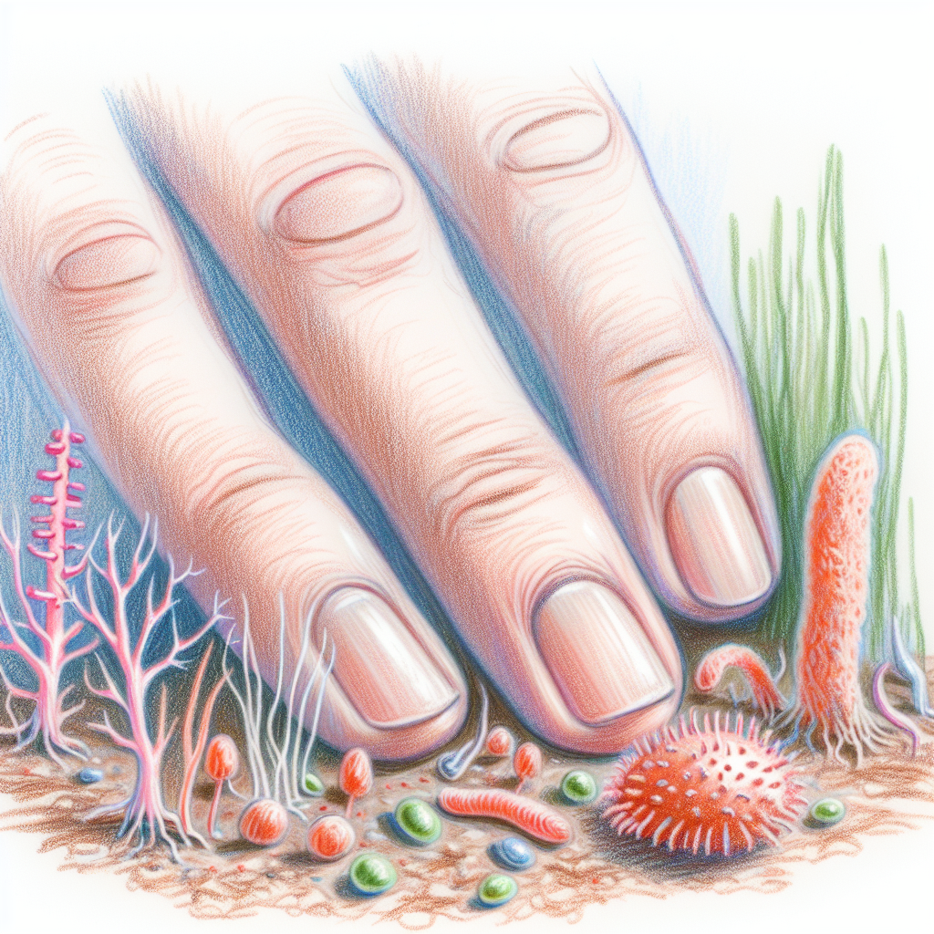 Pastelková ilustrace znázorňující téma: Zdraví