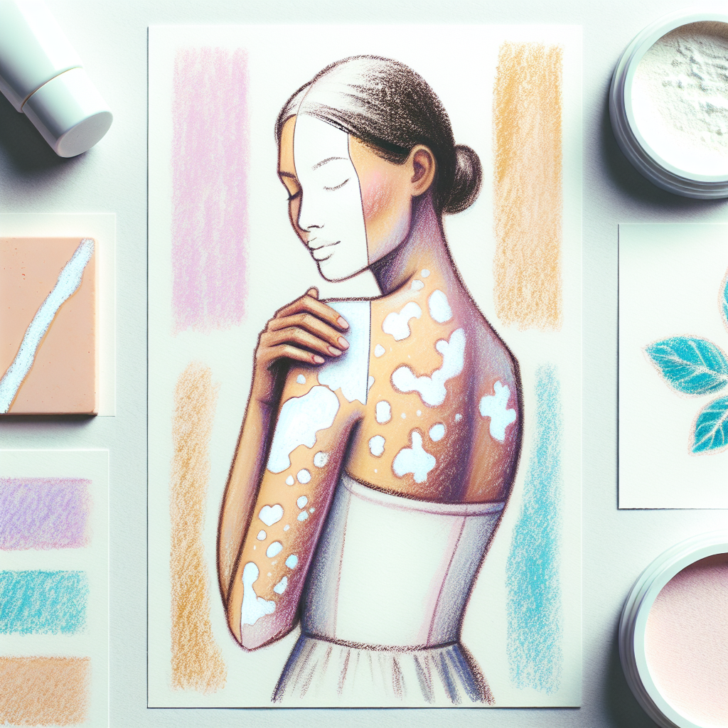 Pastelková ilustrace znázorňující téma: Zdraví pleti