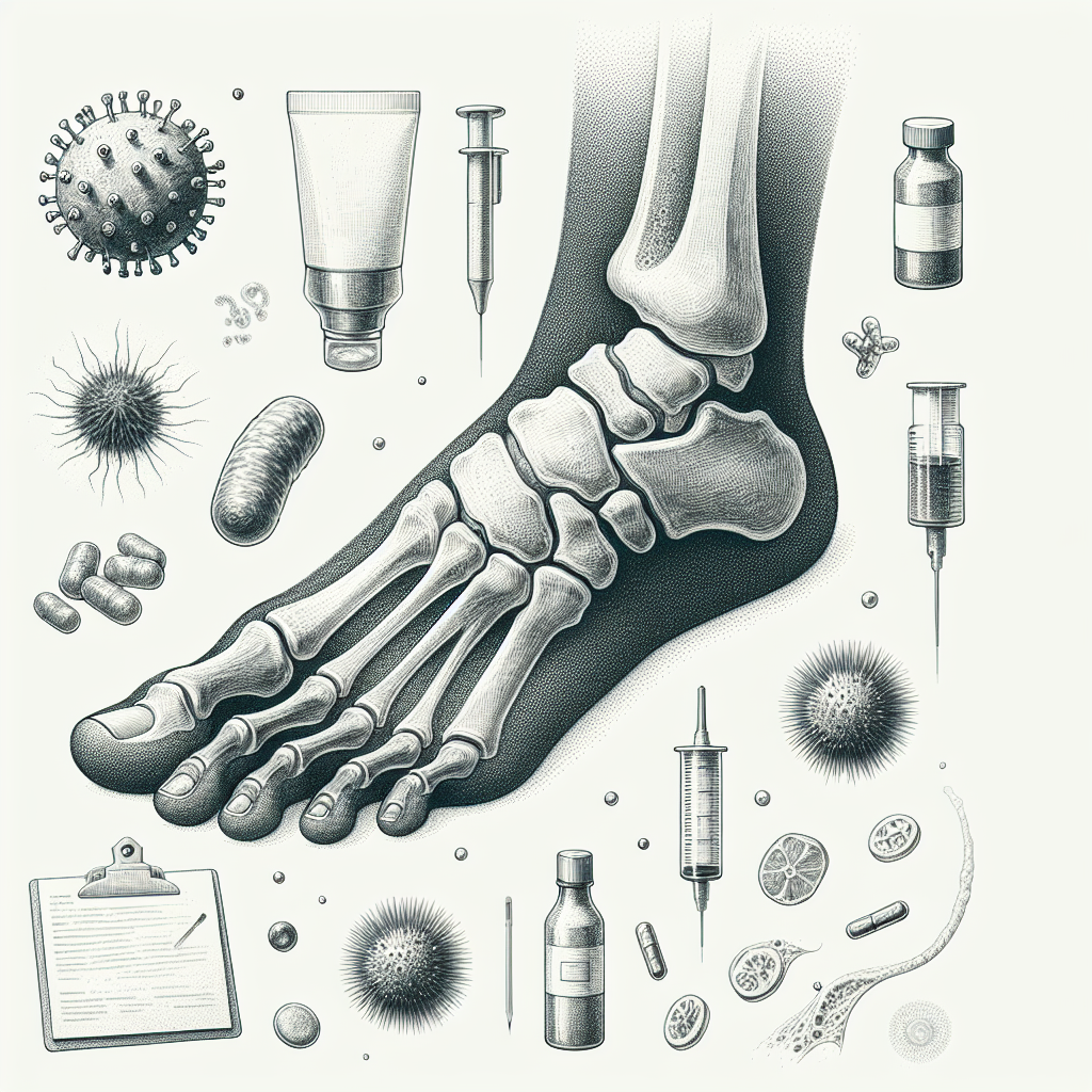 Pastelková ilustrace znázorňující téma: Zdraví nohou