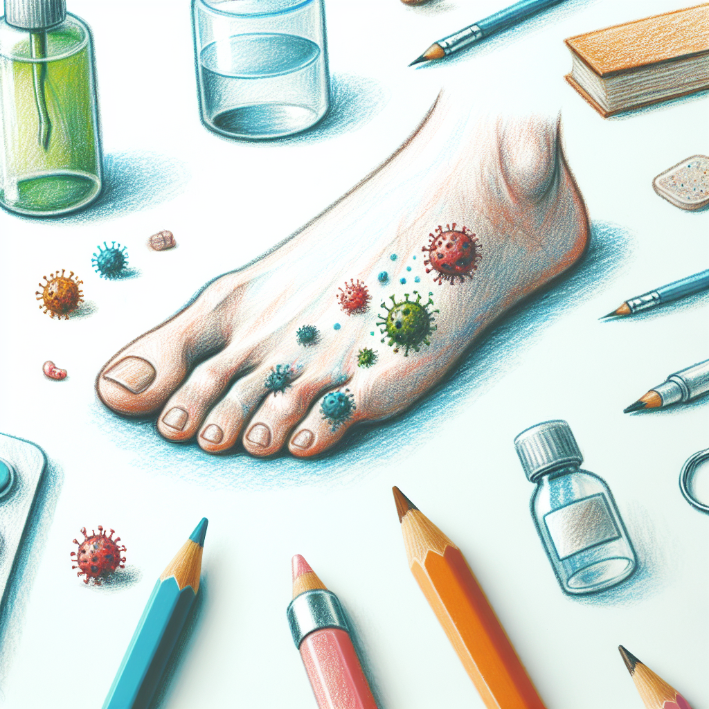 Pastelková ilustrace znázorňující téma: Zdraví