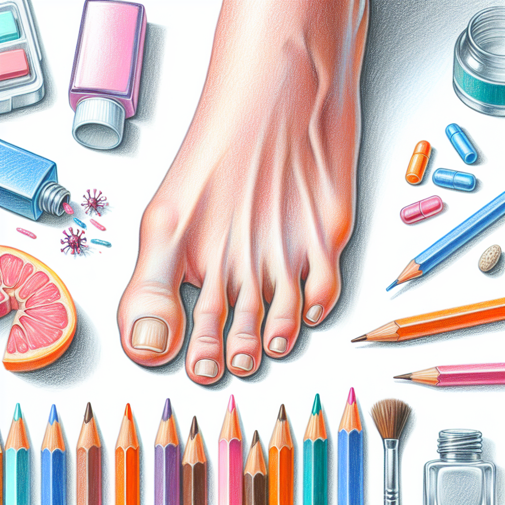 Pastelková ilustrace znázorňující téma: Zdraví
