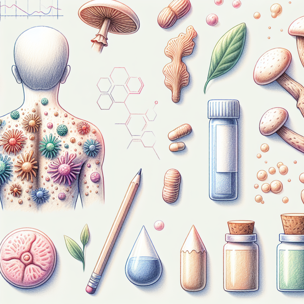 Pastelková ilustrace znázorňující téma: Kožní onemocnění