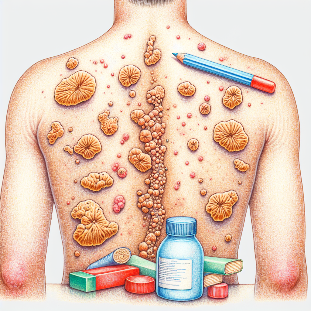 Pastelková ilustrace znázorňující téma: Kožní onemocnění
