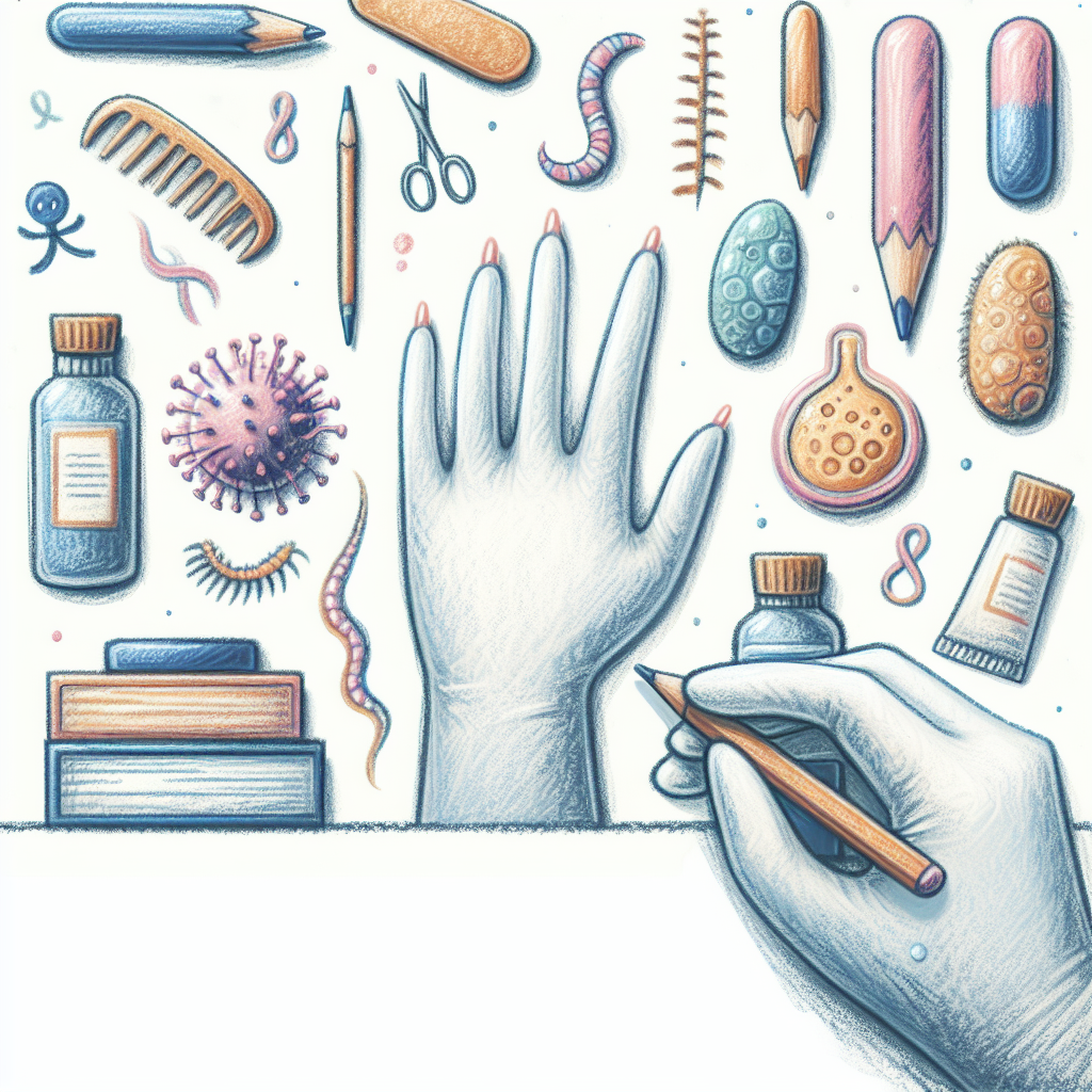 Pastelková ilustrace znázorňující téma: Zdraví