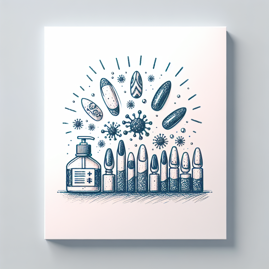 Pastelková ilustrace znázorňující téma: Zdraví nehtů