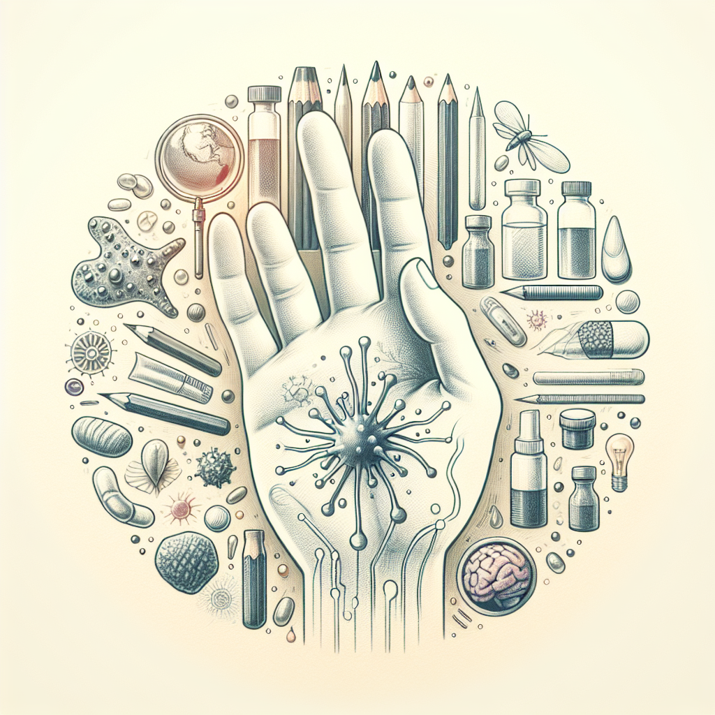 Pastelková ilustrace znázorňující téma: Zdraví