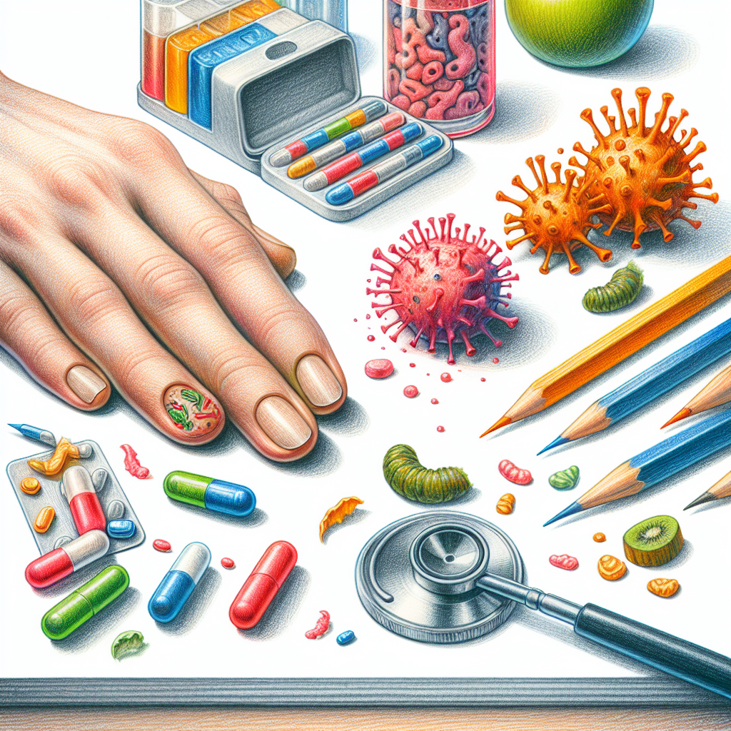 Pastelková ilustrace znázorňující téma: Zdraví