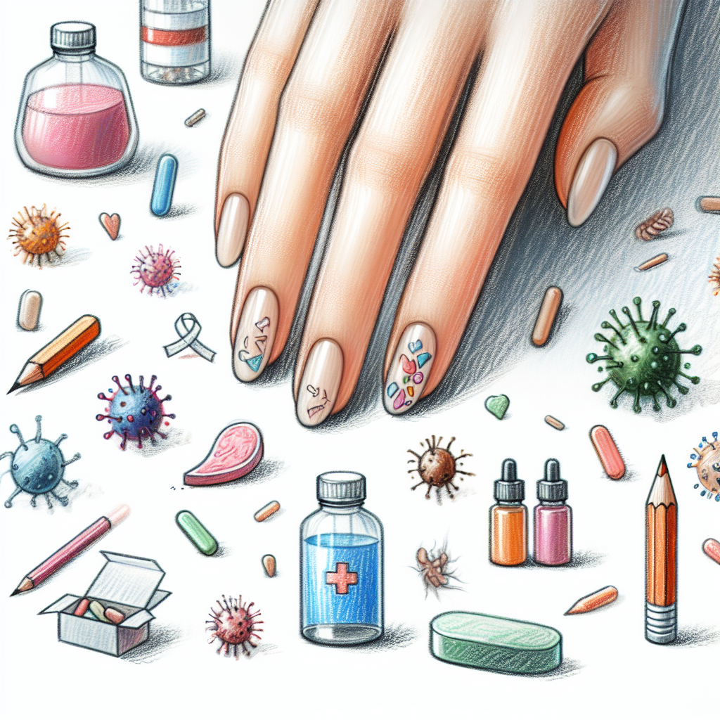 Pastelková ilustrace znázorňující téma: Zdraví