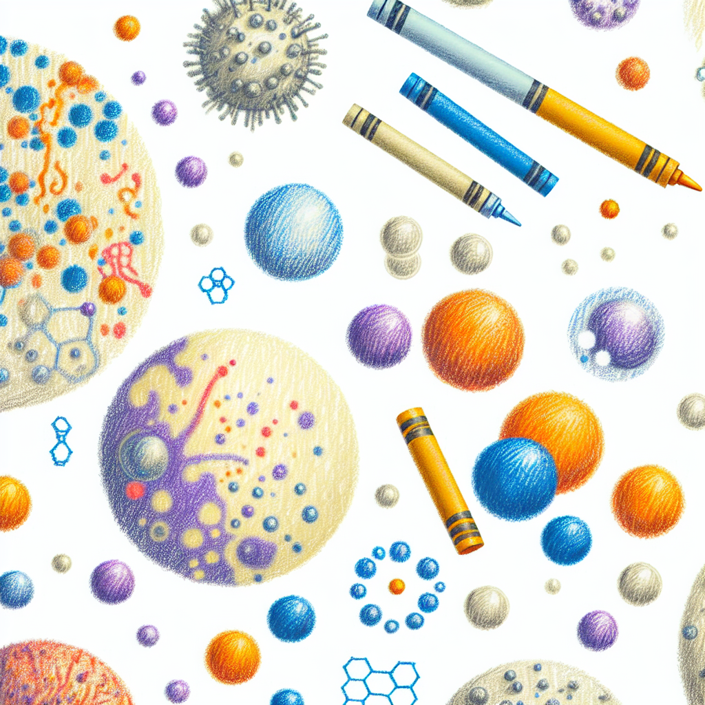 Pastelková ilustrace znázorňující téma: Zdraví