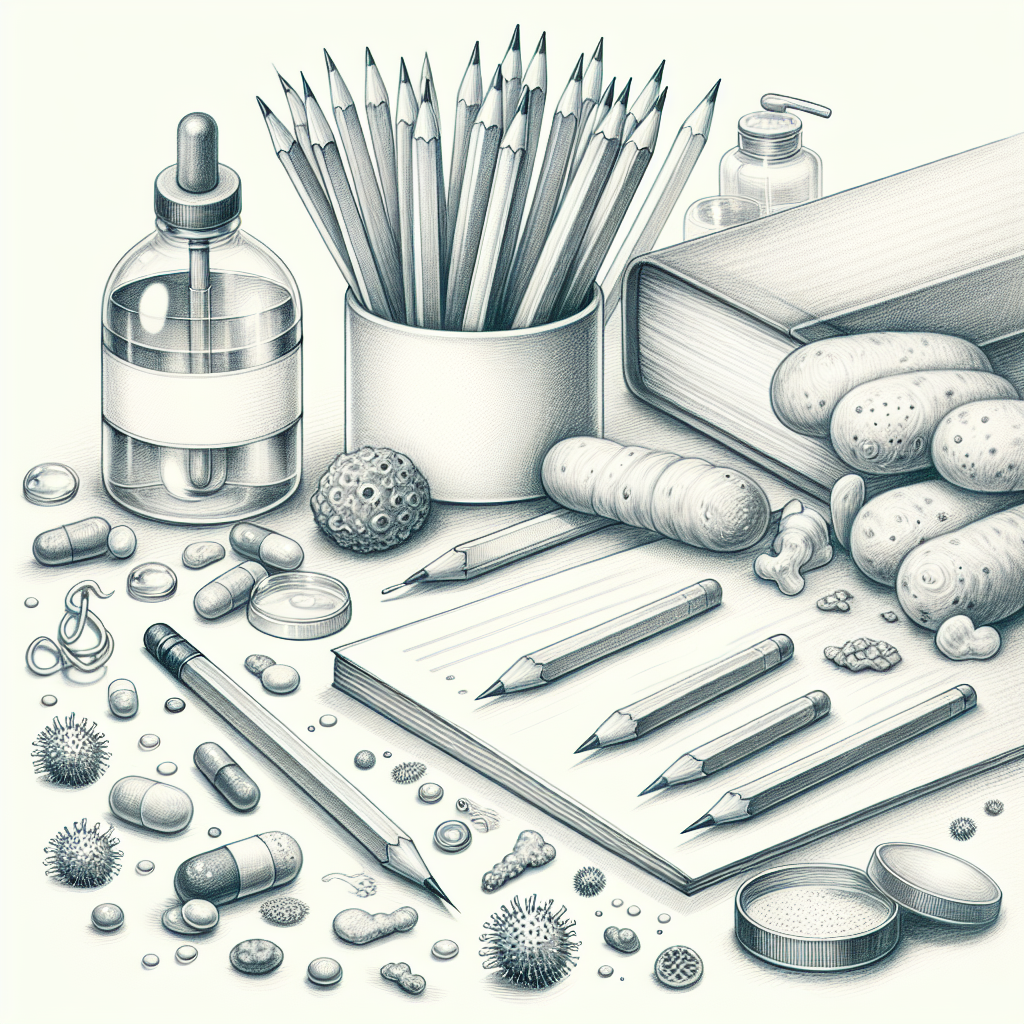 Pastelková ilustrace znázorňující téma: Zdraví