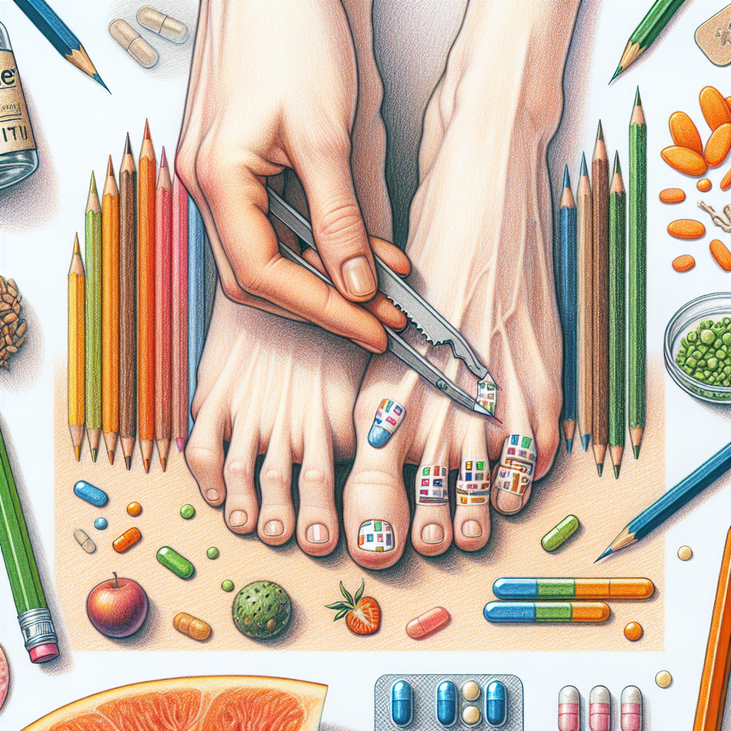 Pastelková ilustrace znázorňující téma: Zdraví