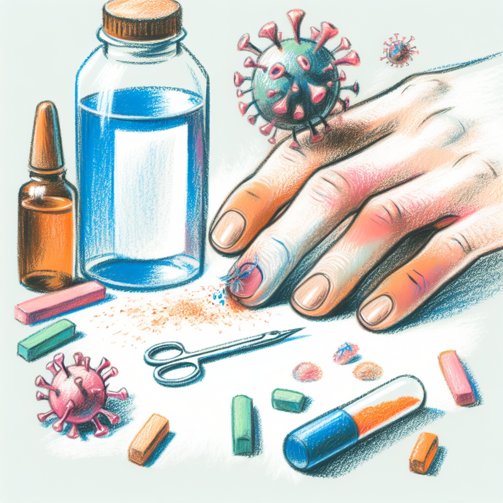 Pastelková ilustrace znázorňující téma: Homeopatická léčba