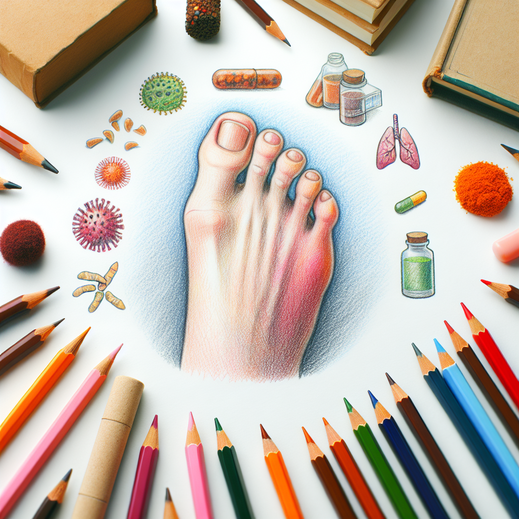 Pastelková ilustrace znázorňující téma: Zdraví