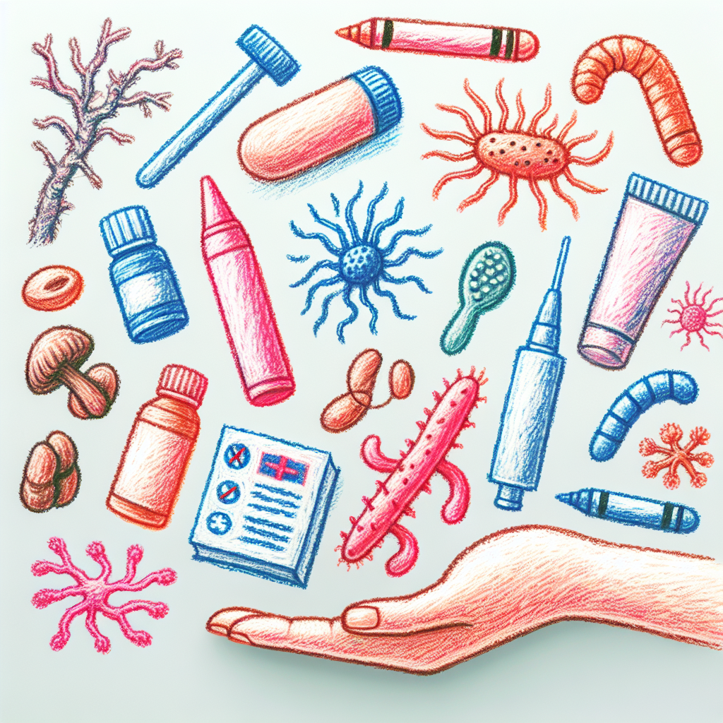 Pastelková ilustrace znázorňující téma: Zdraví