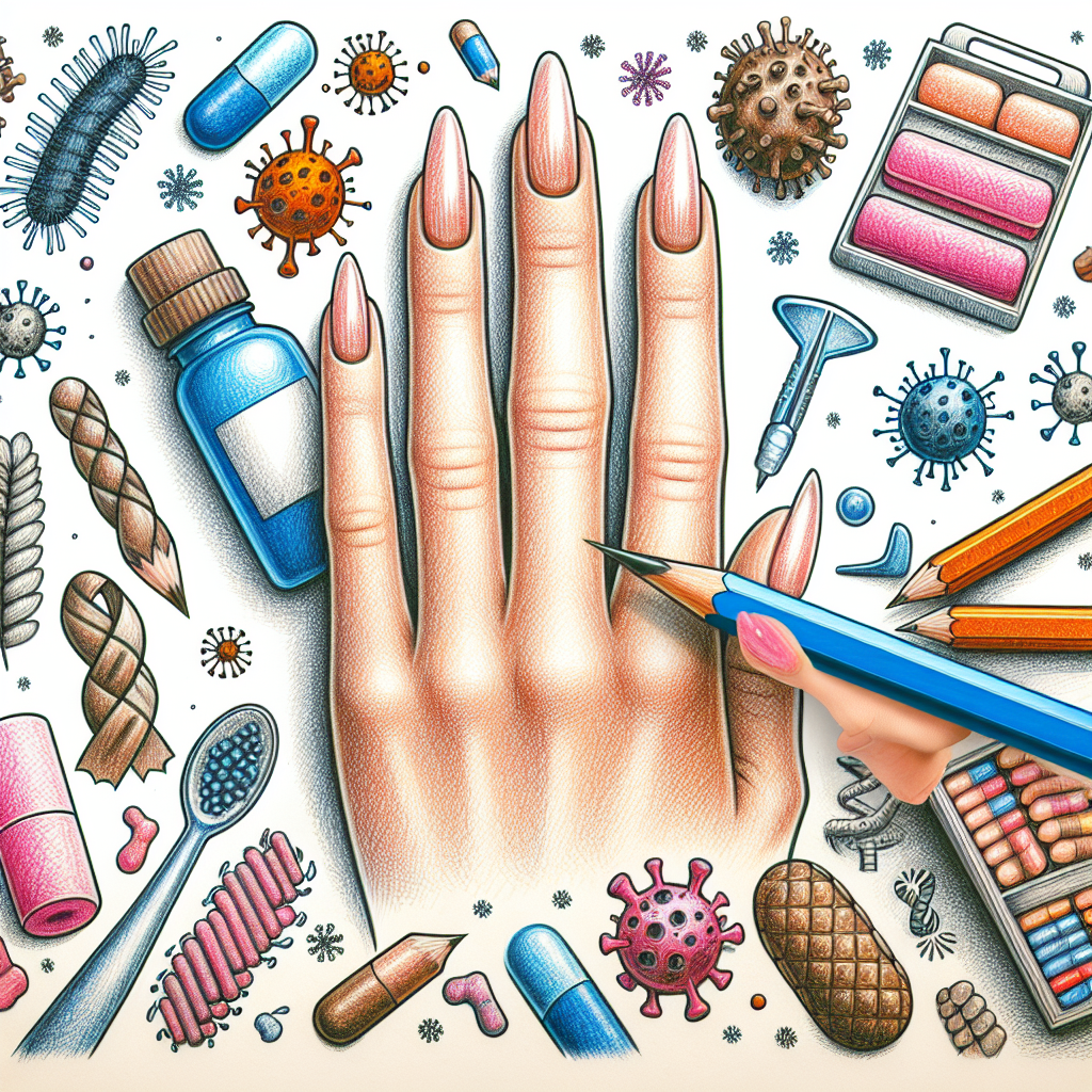 Pastelková ilustrace znázorňující téma: Zdraví