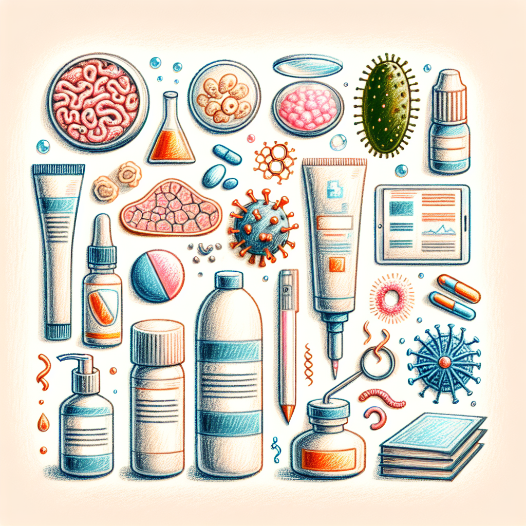 Pastelková ilustrace znázorňující téma: Kožní onemocnění