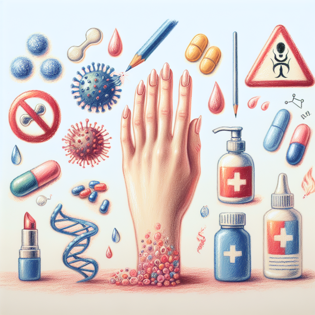 Pastelková ilustrace znázorňující téma: Zdraví