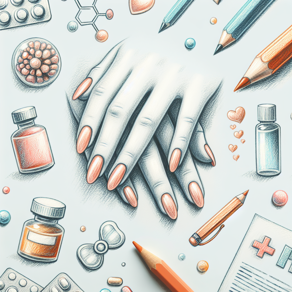 Pastelková ilustrace znázorňující téma: Zdraví