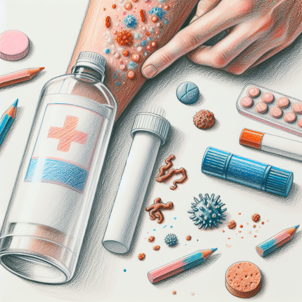 Pastelková ilustrace znázorňující téma: Zdraví