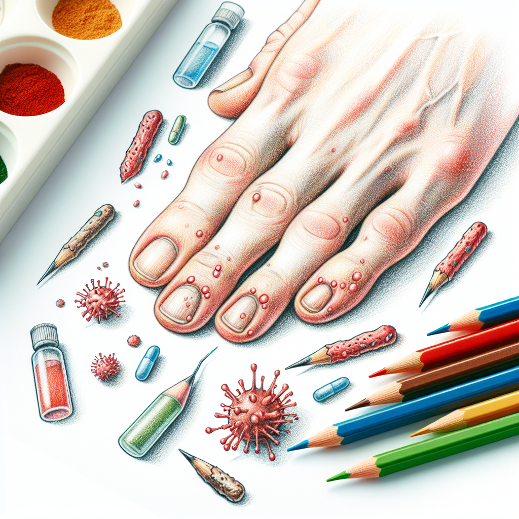 Pastelková ilustrace znázorňující téma: Zdraví