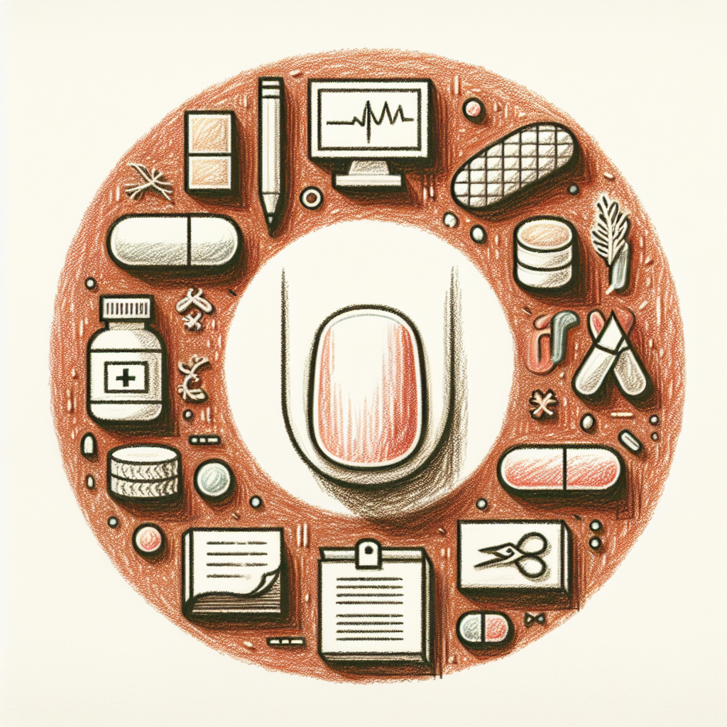 Pastelková ilustrace znázorňující téma: Zdraví