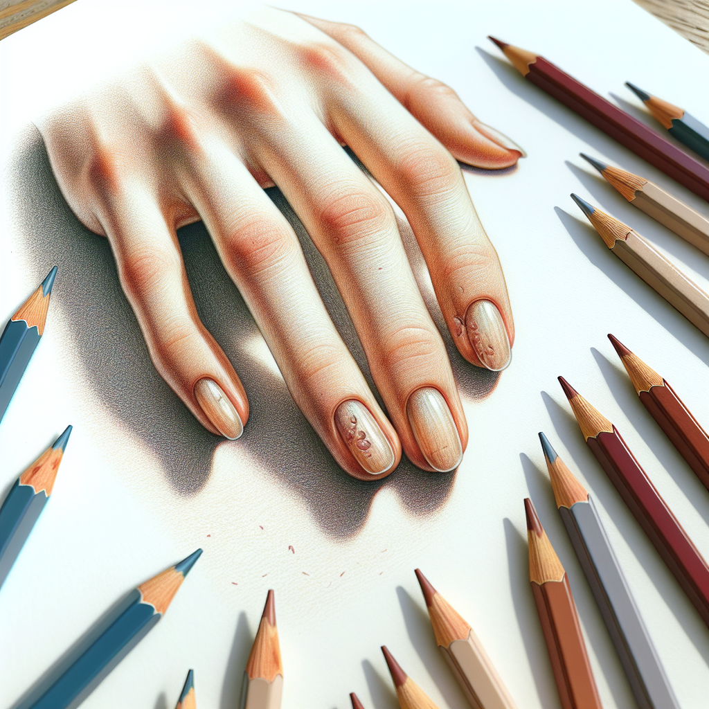 Pastelková ilustrace znázorňující téma: Zdraví