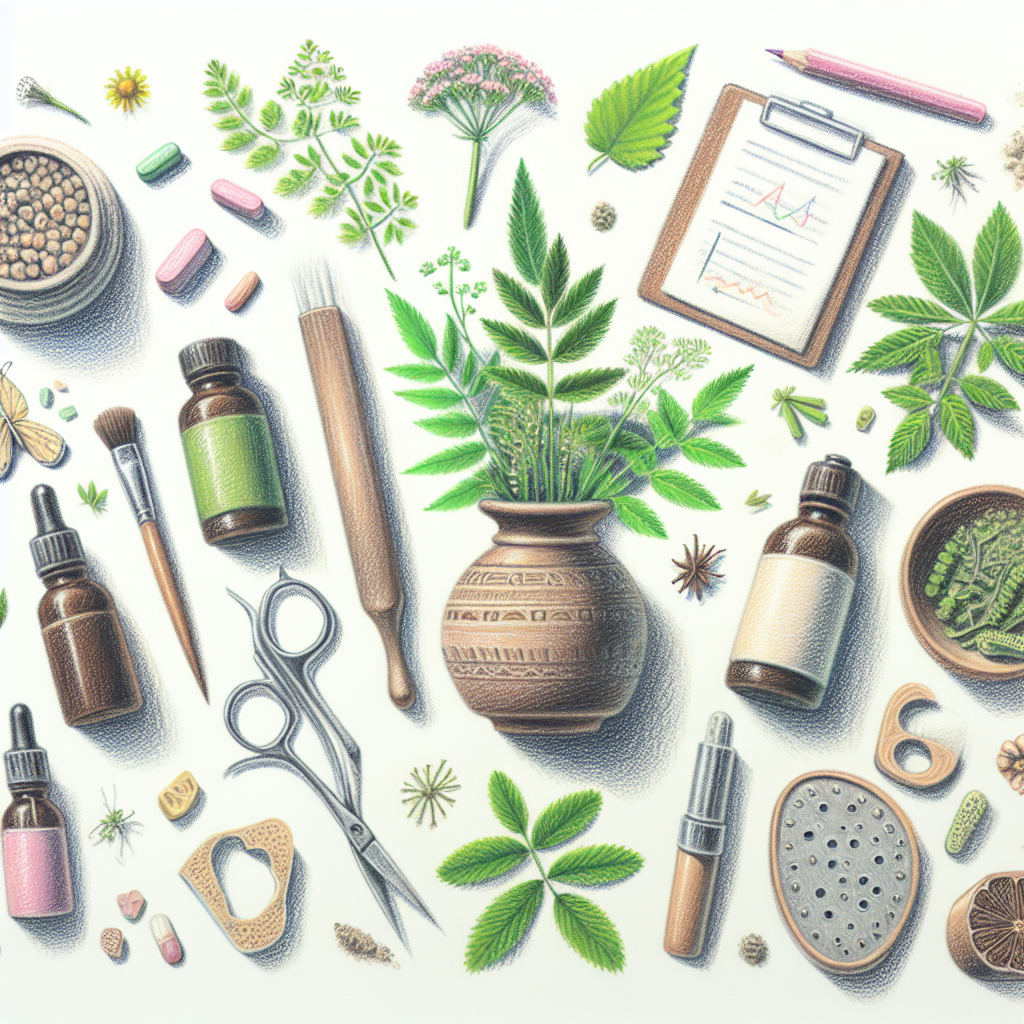 Pastelková ilustrace znázorňující téma: Alternativní léčba