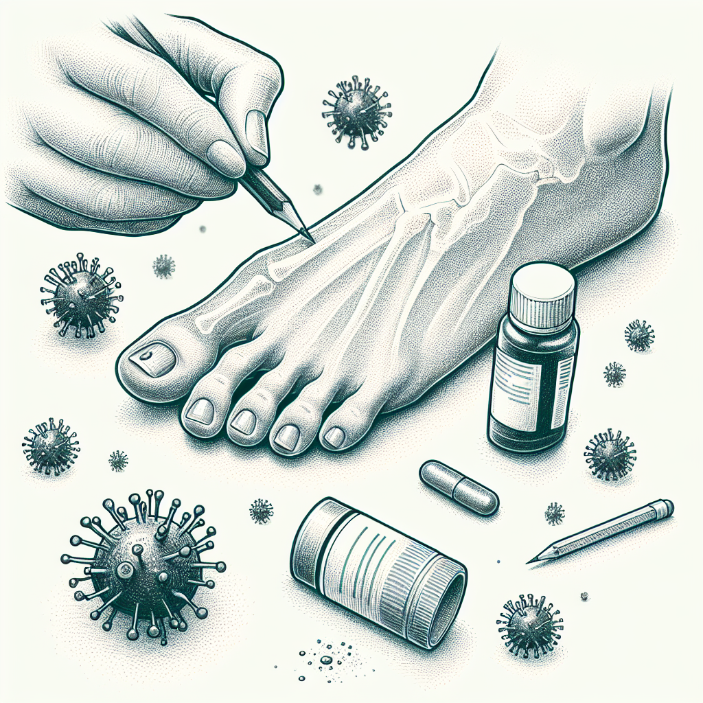 Pastelková ilustrace znázorňující téma: Zdraví nehtů