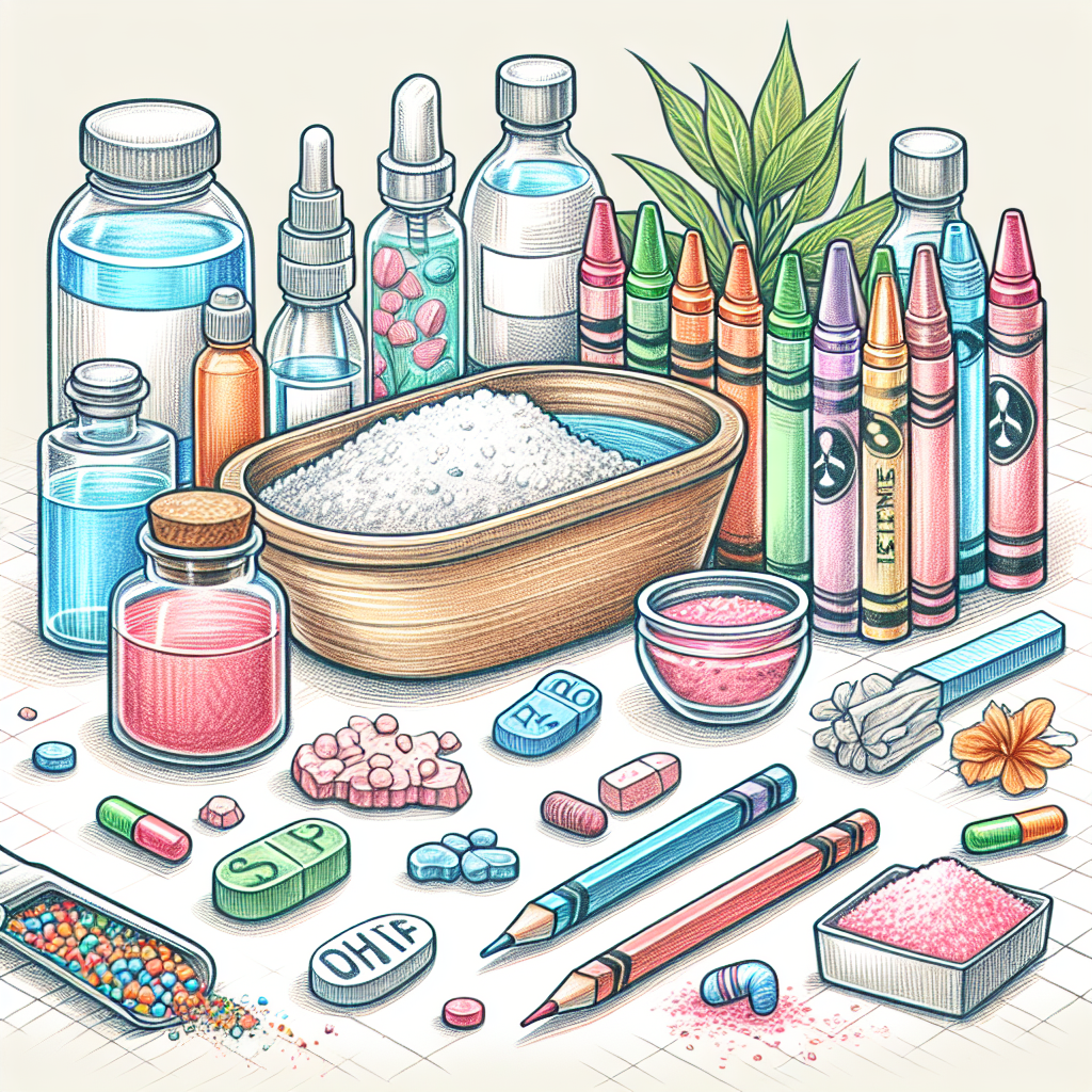 Pastelková ilustrace znázorňující téma: Zdraví