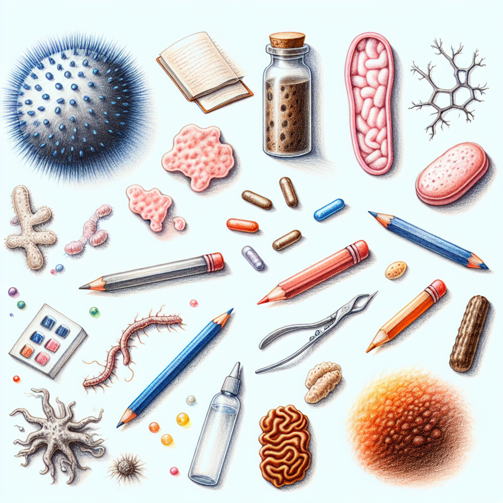 Pastelková ilustrace znázorňující téma: Zdraví