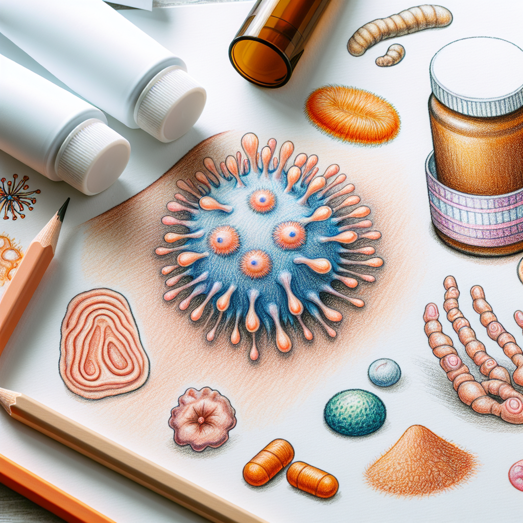 Pastelková ilustrace znázorňující téma: Zdraví