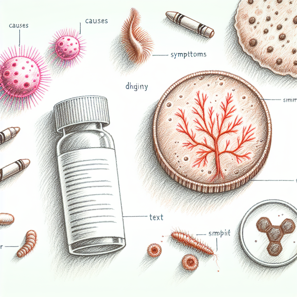 Pastelková ilustrace znázorňující téma: Kožní zdraví